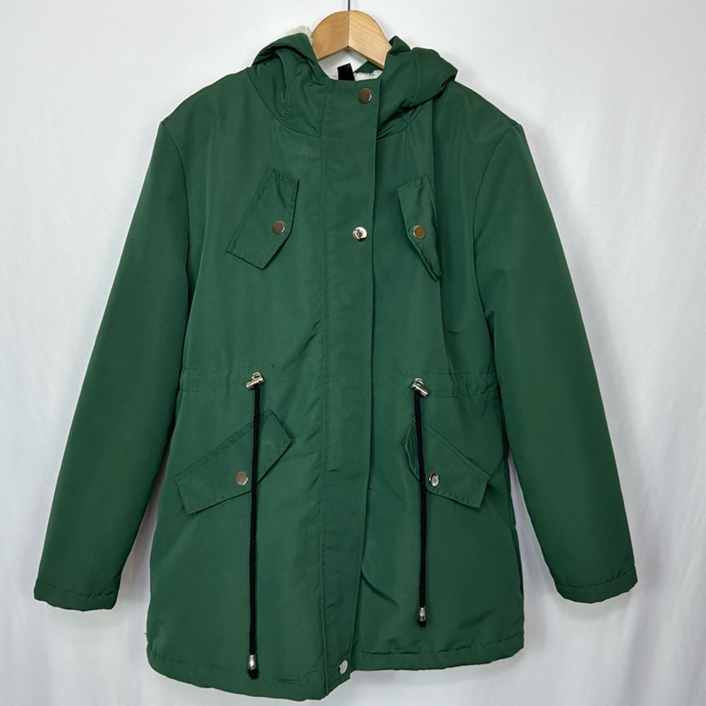 Shein Utility Jacket Medium Green Women’s